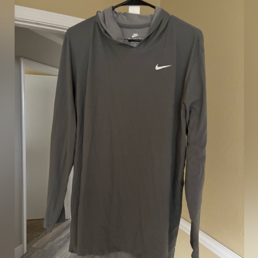 Nike Grey lightweight hoodie